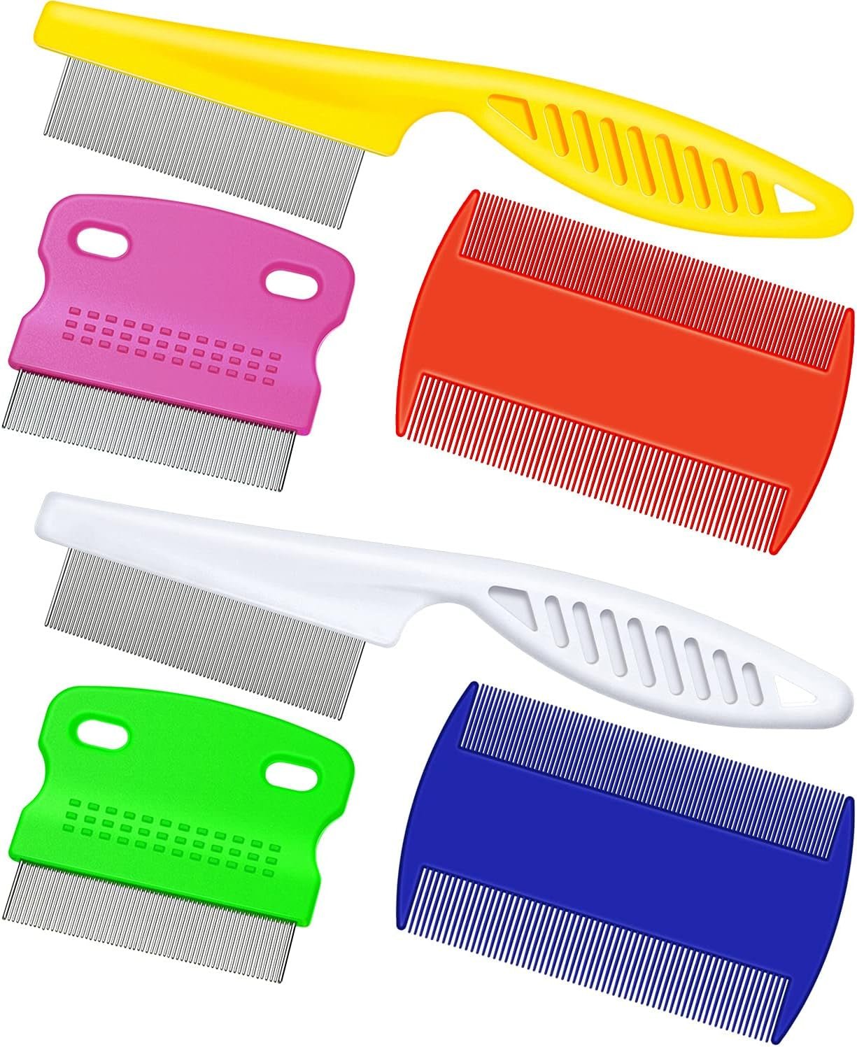 Trailhead Comb Set — 6-Piece Stainless Steel Grooming Kit for Dogs & Cats - Muddy Mile