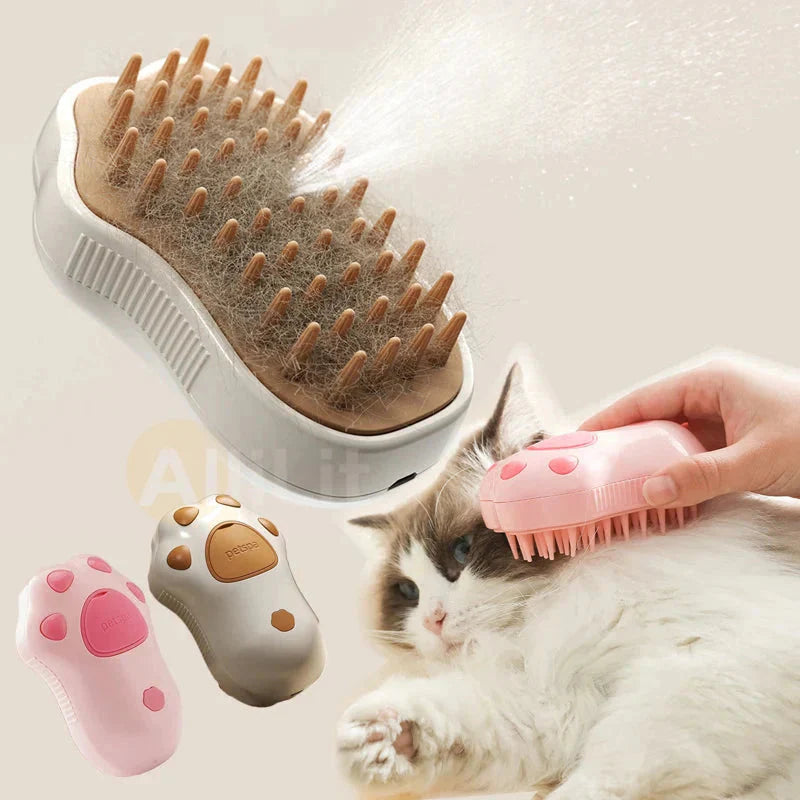 Muddy Mile Trailside Steam Groomer 3-in-1 detangling brush for dogs and cats