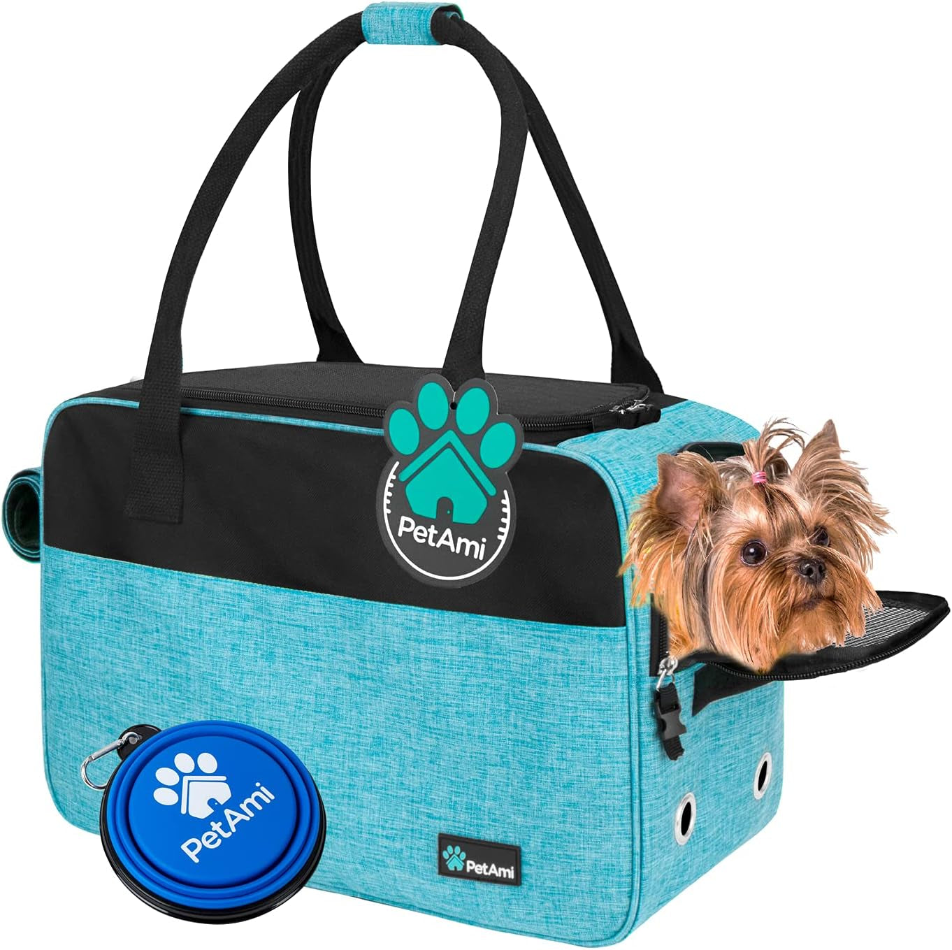 Muddy Mile Trail Tote Carrier TSA-approved travel bag for small dogs and cats